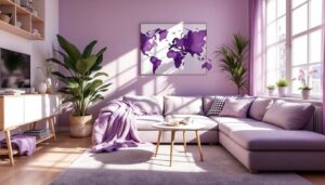 A photograph of a bright and inviting airbnb interior